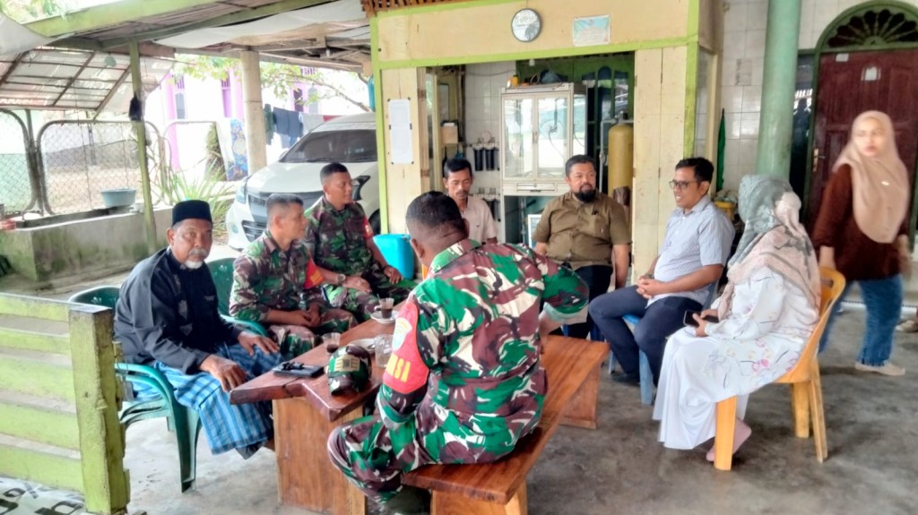 silaturahmi bersama TNI Dan kepolisian Dan tokoh masyarakat